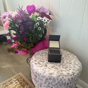 Diamond 14kt White Gold Screwback Stud Earrings